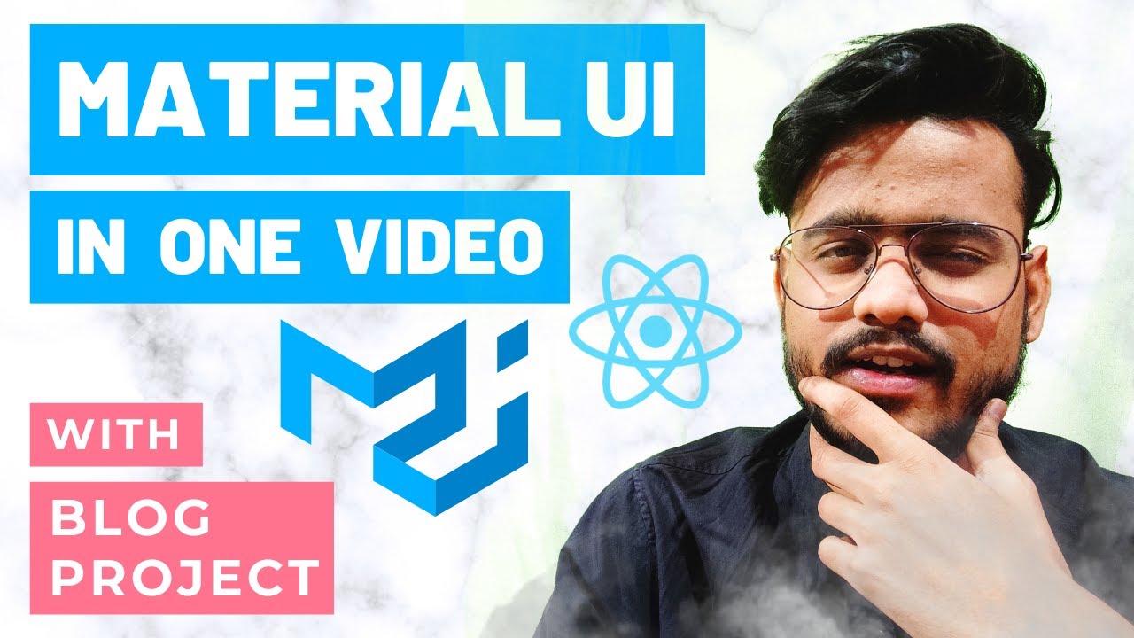 Material UI or MUI in One Video with Project | React JS Material UI Project Tutorial